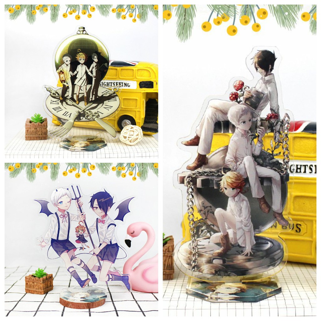 Standee THE PROMISED LAND Acrylic Statue Standee Anime mica chibi ...