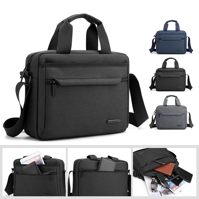 3 Colors Available Nylon Big Capacity Messenger Bag Briefcase | Shopee ...