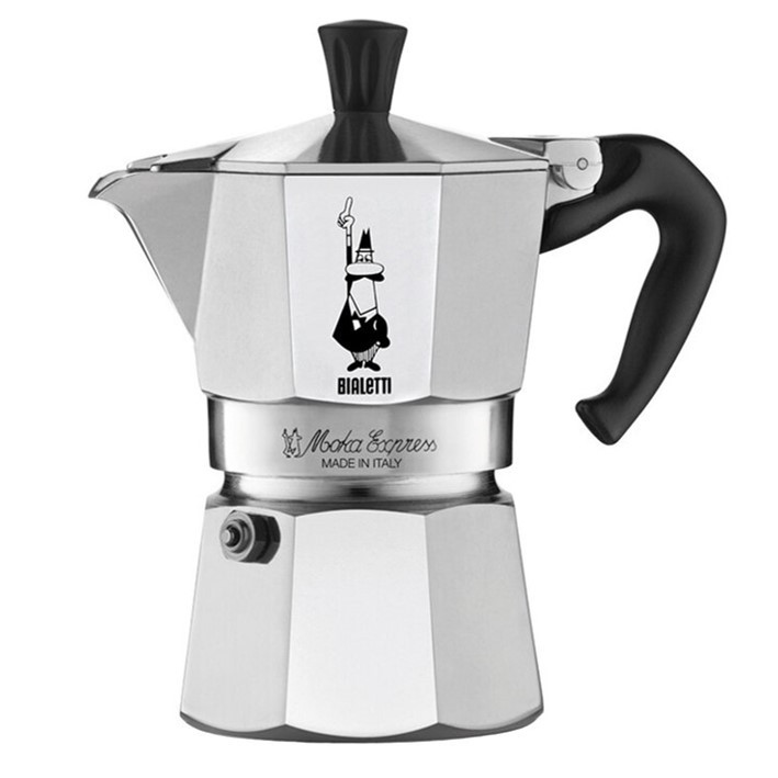 Bialetti Express Moka Pot 1 2 6 cups Aluminum Silver Espresso Coffee Maker Kettle Real Italian Coffee from Seoul Korea coffee pot coffee kettle espresso coffee machine coffee brewer espresso maker pou...