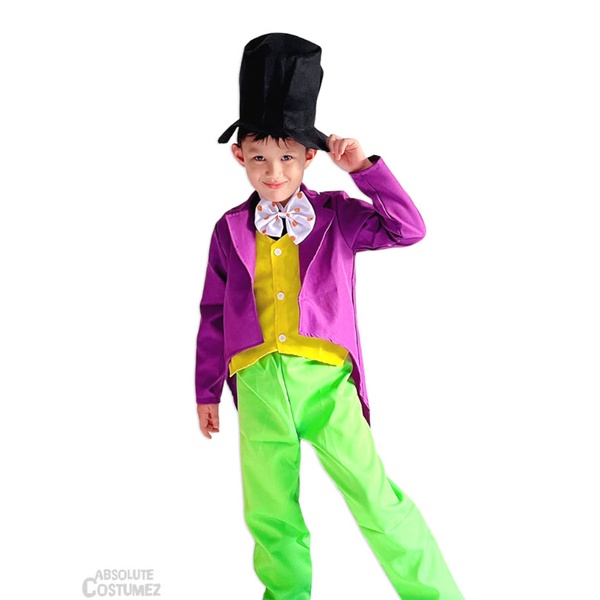 SG Local Seller Willy Wonka Costumes/Book Character Kids Costumes ...