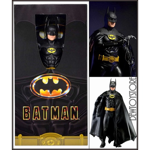 [IN STOCK] NECA Toys 1/4 Scale Action Figure Batman 1989 Batman ( Michael Keaton ) Shopee