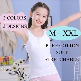 Development period vest girl cotton underwear student girl 12-14
