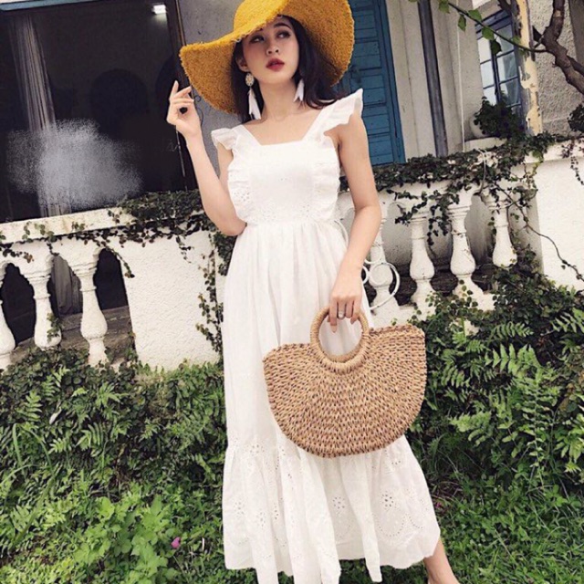 Thai maxi dress (100% real photo) | Shopee Singapore