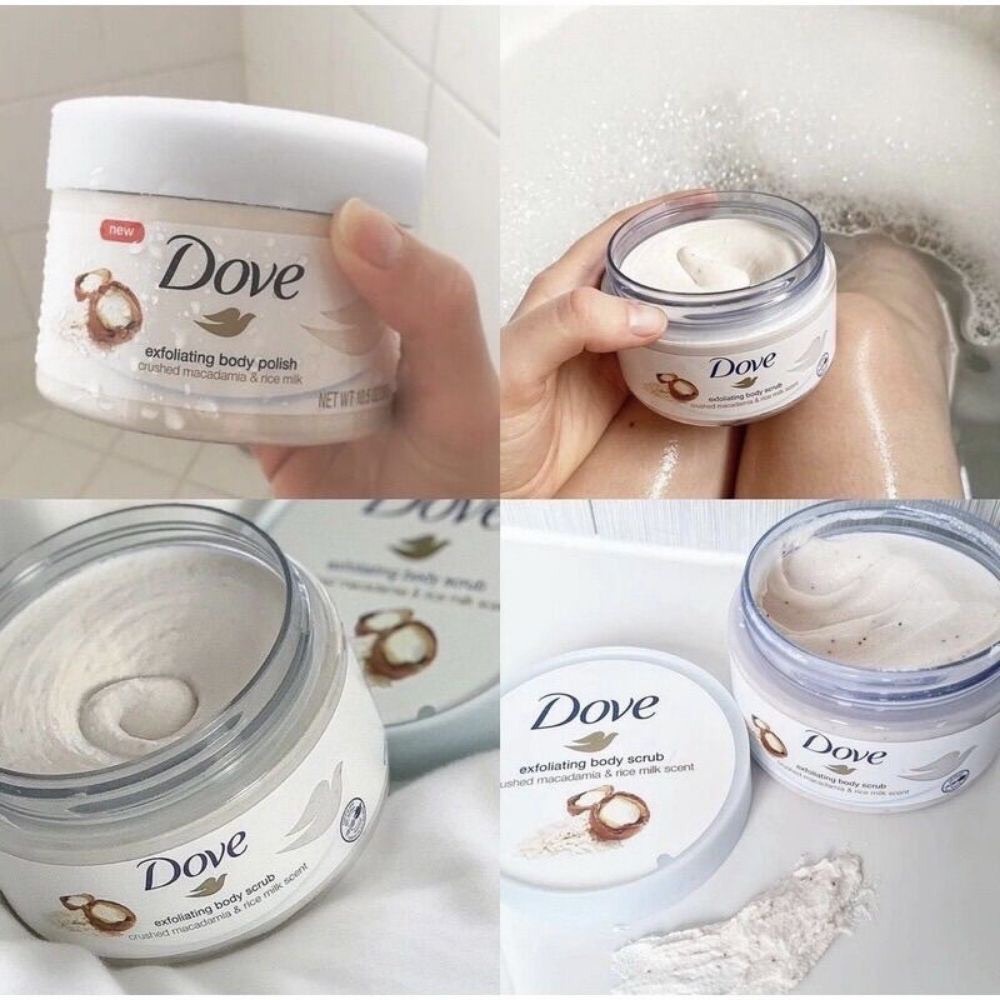 Dove Brightening Smooth, Bright Skin Exfoliation 225ML Shopee Singapore