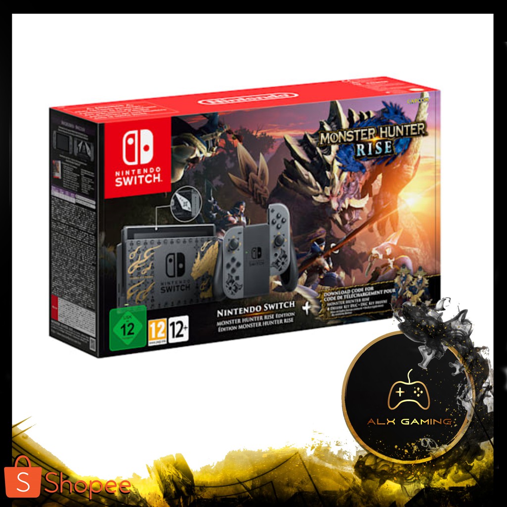 NSW Limited Editon Monster Hunter Rise Console (HK Version) | Shopee ...