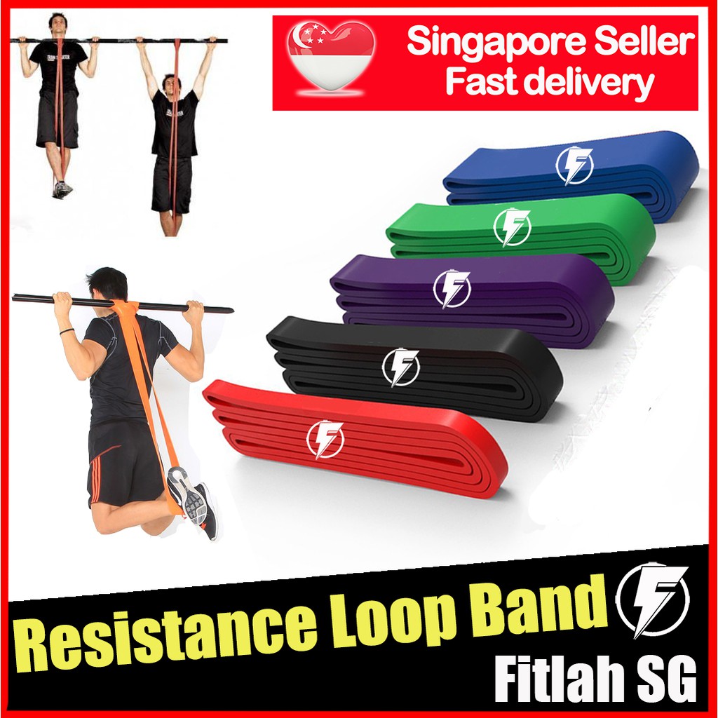 [Clearance] Heavy Duty Pull Up Resistance Loop Band Stretch Premium ...