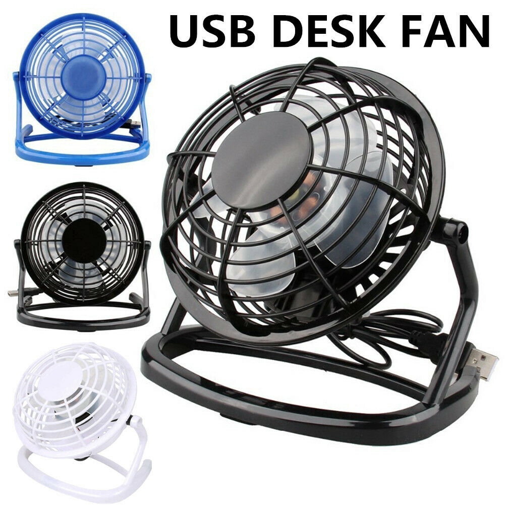 Mini USB Fan Cooler Cooling Portable Desk Fan Super Mute Cooler for ...