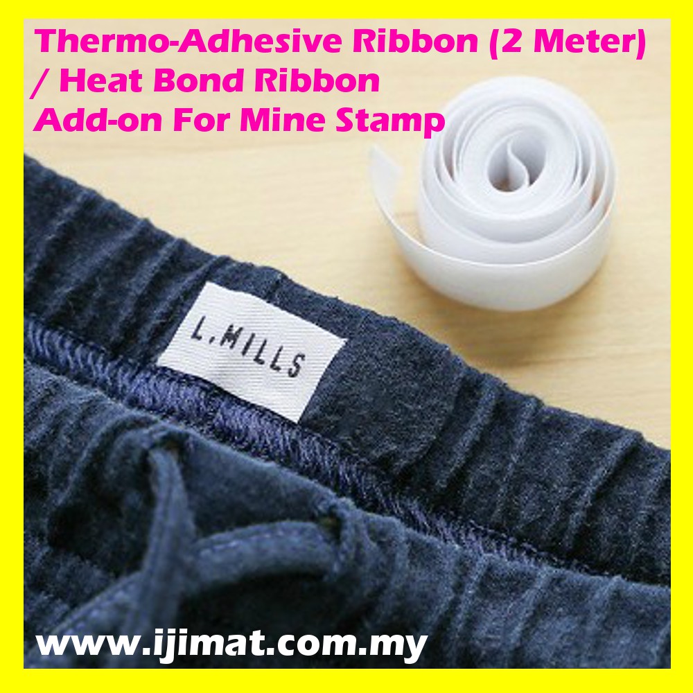 Thermo-Adhesive Ribbon / Heat Bond Ribbon (2 Meter) / White Thermal ...