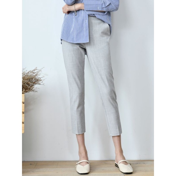 PLUS SIZE BOOTCUT WOMEN SLACK PANTS / SELUAR SLEK WANITA OFFICE WORK PANTS  / POLYBLEND STRETCHABLE SLEK EF-3939