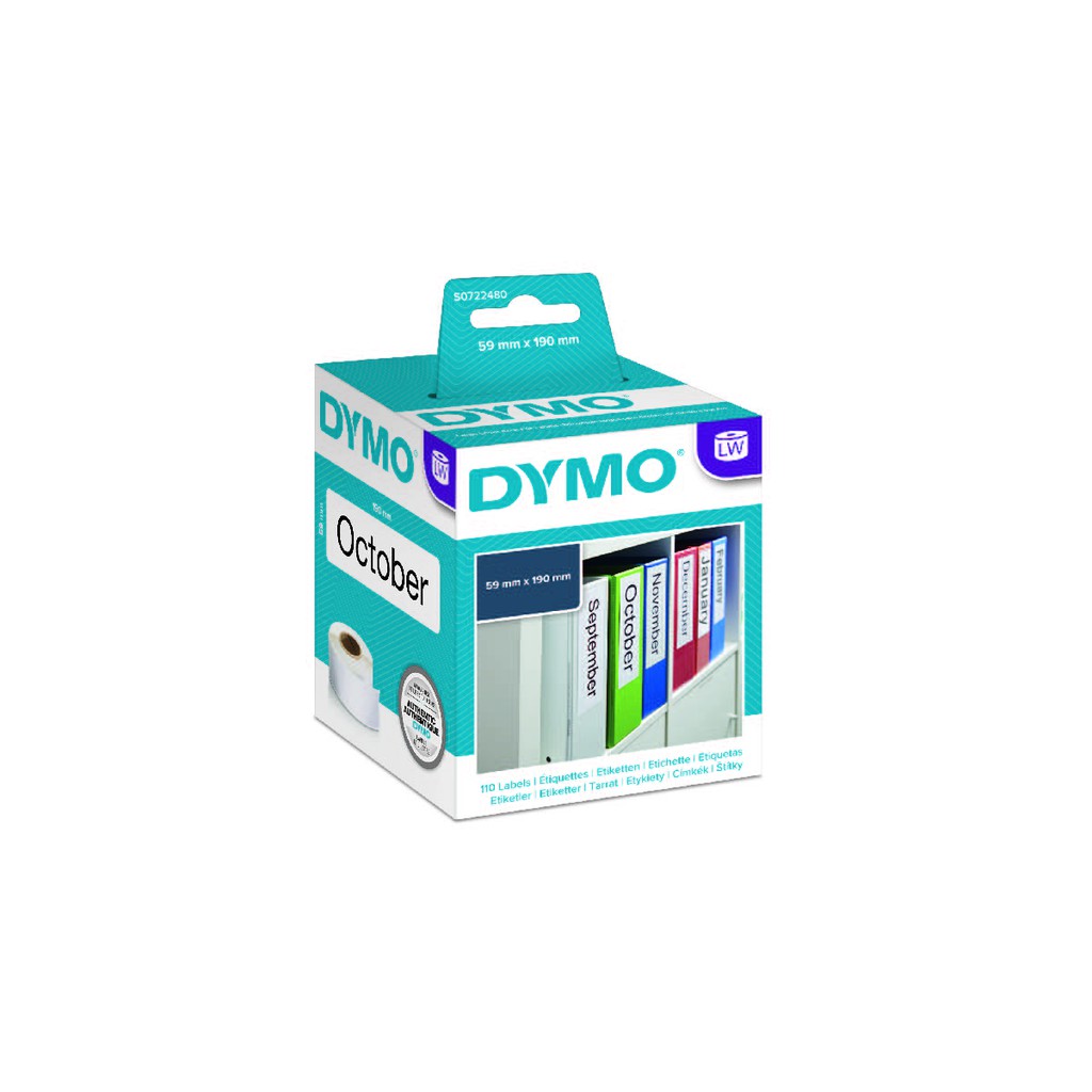 Dymo Label Writer® Label Lever Arch File Labels Large 190x59MM (99019 ...