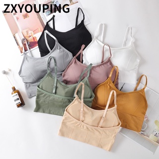 Sexy Womens Bra Top Korean Tube Tops Wireless Lingerie Solid