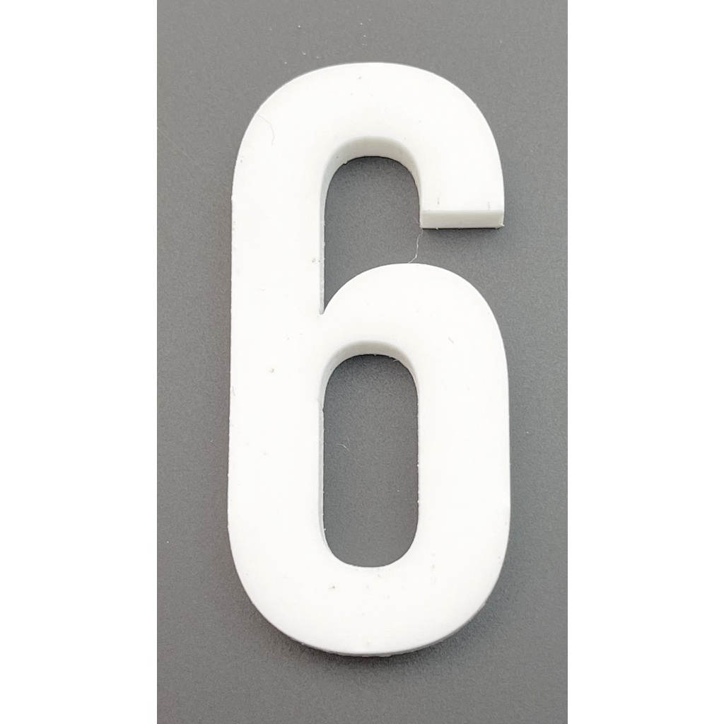 House unit number numbering acrylic sign Matt white | Shopee Singapore