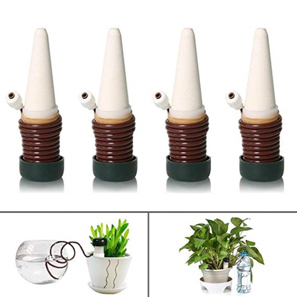 [herebuy] 4pcs Automatic Plant Waterers Watering Devices Automatic