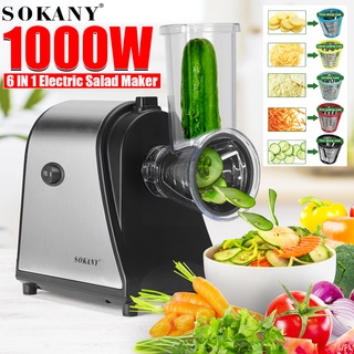 Professional Salad Maker Electric Vegetable Cheese Slicer Shredder Grater  180 Slices/Min - AliExpress