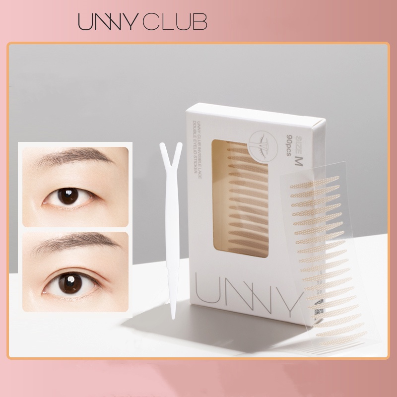 UNNY CLUB Double Eyelid Sticker M Lace Seamless Invisible Natural