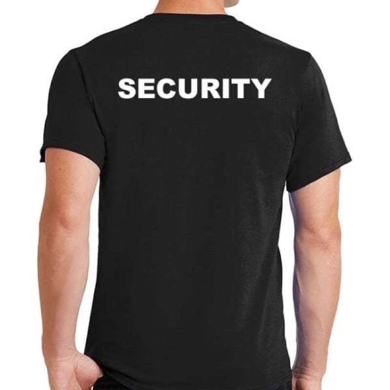 [SG LOCAL] Black Security Polo T Shirt / White Security Shirt ...