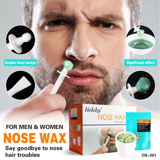 Nose Wax Kit Men 100g Wax, 30 Applicators (15 Times)|Nose Hair Removal  Lasting Kit from CoFashion|Nose Hair Wax Kit for Men|Painless Quick & Easy  Hair