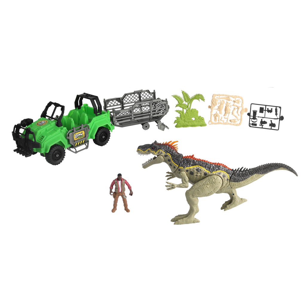 Dino Valley Extreme Dino Vehicle Dinosaur Toys Action Figure Playset for  Kids Boys Girls Chap Mei Free Gift