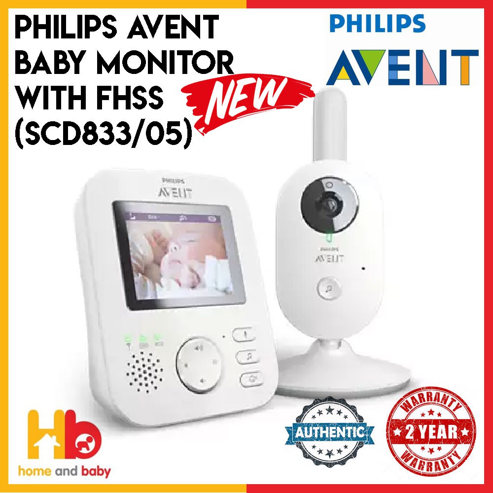 Babyphone Vidéo Écran Couleur 2,7 - Avent-philips