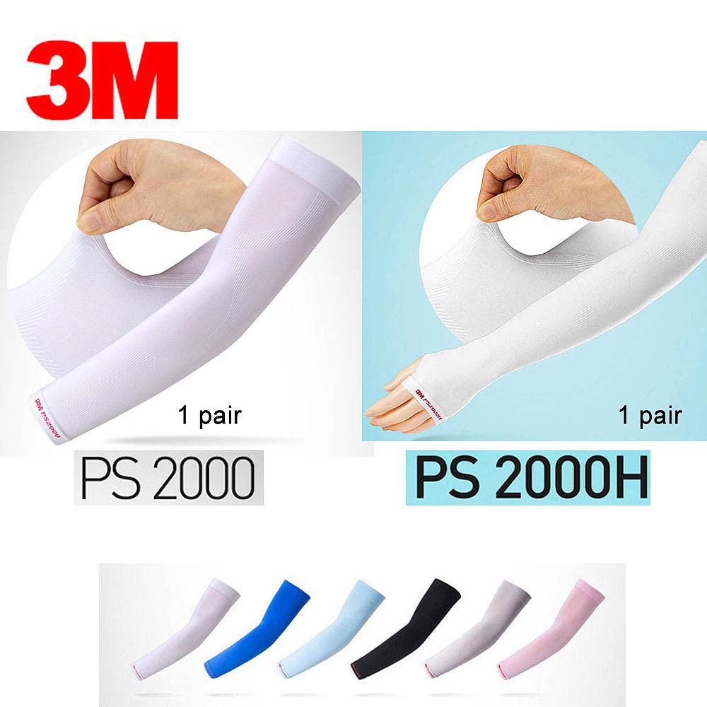 3M High Quality UV Protection Cooling Arm Sleeves Wristlet 1 Pair