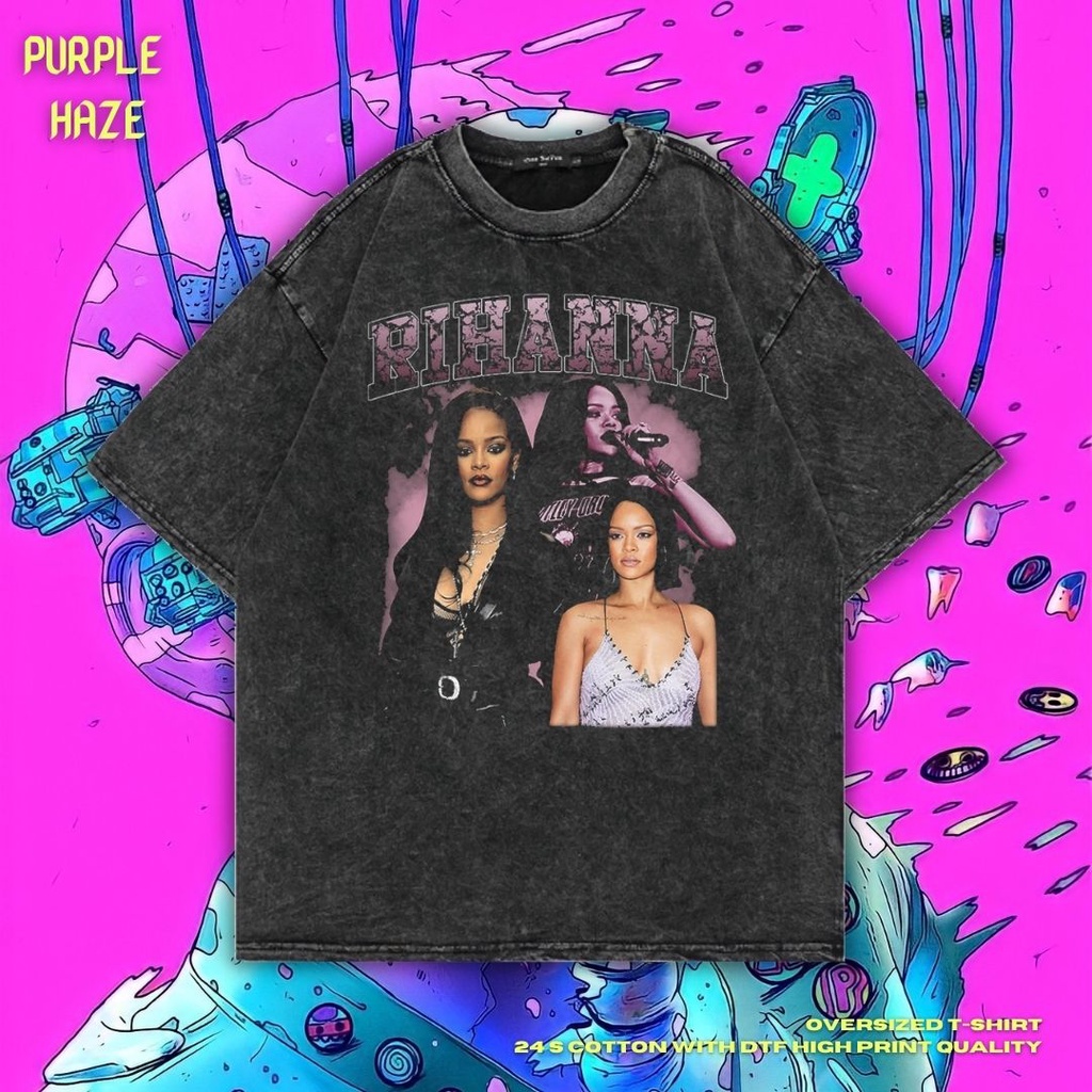 Rihanna oversized t shirt sales