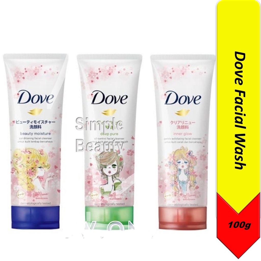 Dove Facial Wash 100g Shopee Singapore