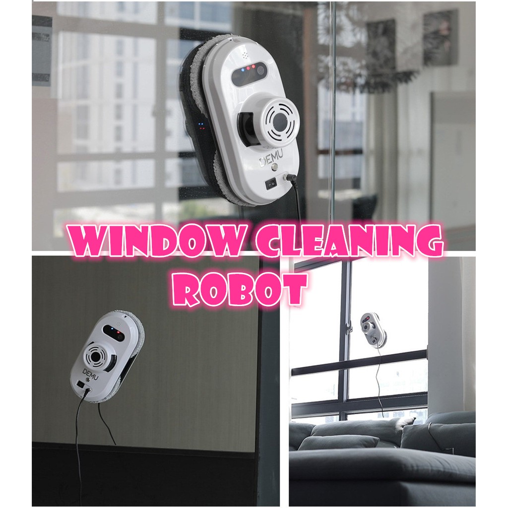 《SG Stock》Window wiping robot vacuum cleaner smart technology auto