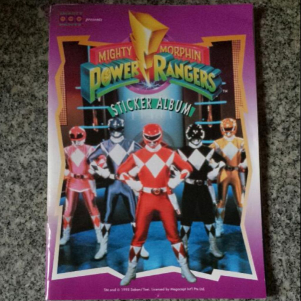 Sticker Book: Mighty Morphin Power Rangers | Shopee Singapore