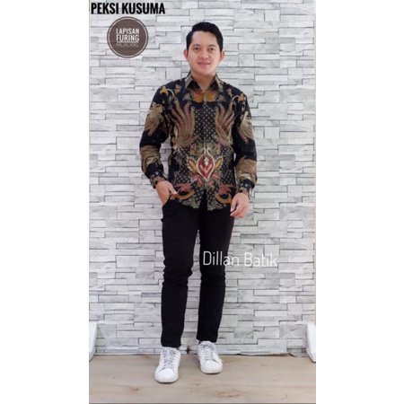 PEKSI KUSUMA LONG-SLEEVED MEN'S BATIK | Shopee Singapore