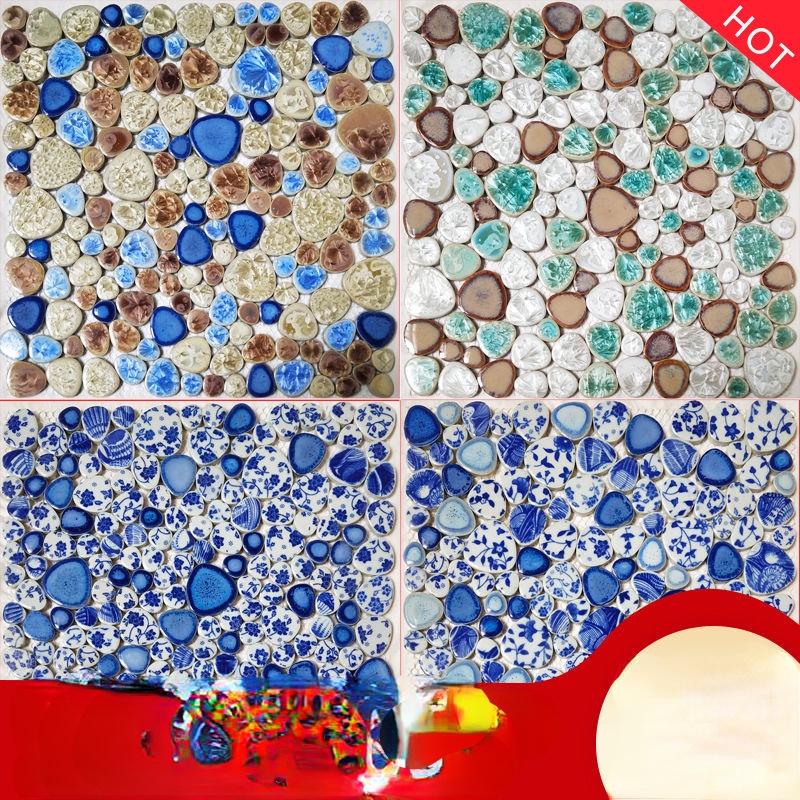 Jingyuan Special Ceramic Fish Pond Mosaic Pebble Tile Non-Slip Wear ...