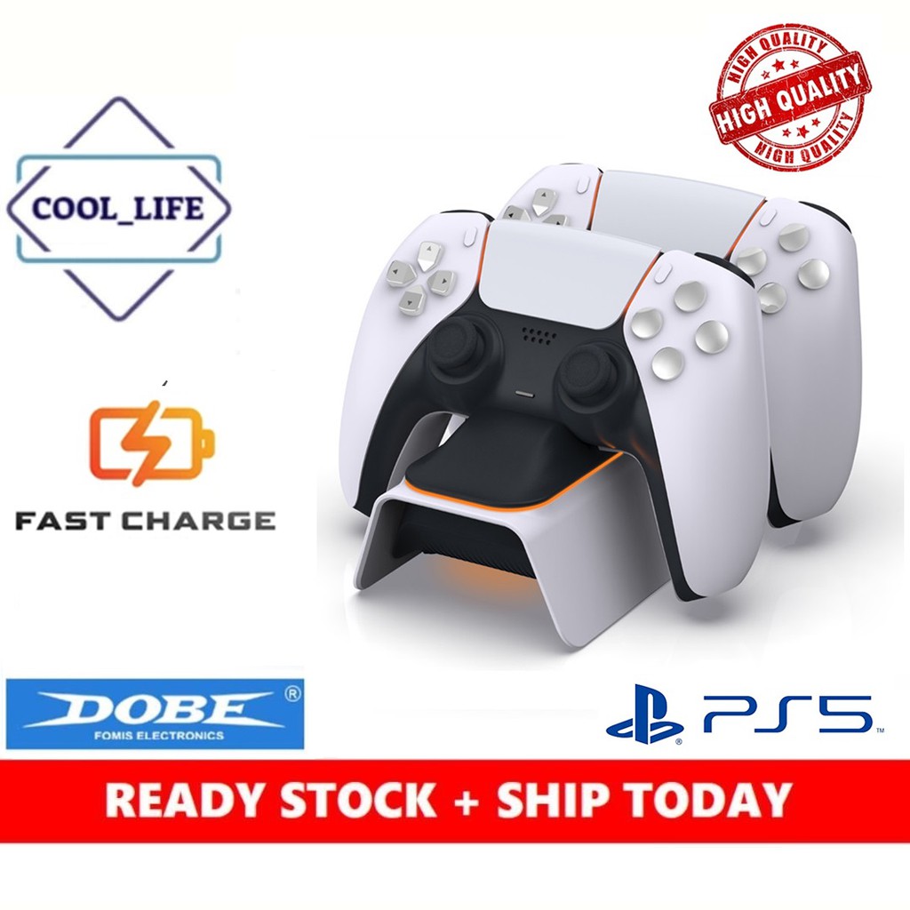 DOBE PS5 TP5-0521B Controller Charger Dock Dual Sense Fast Charging ...