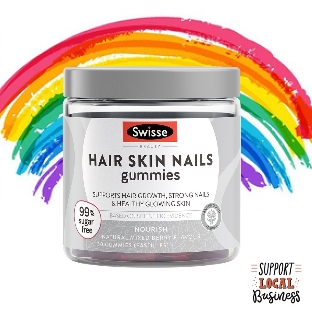 [Crazy Sale] Swisse Beauty Hair Skin Nails Gummies 50 gummies