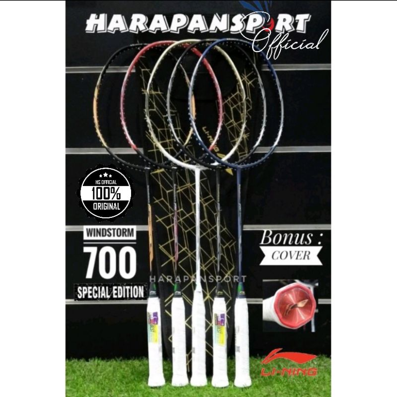 Lining WINDSTORM 700 SE LIMITED EDITION ORI BADMINTON RACKET | Shopee ...