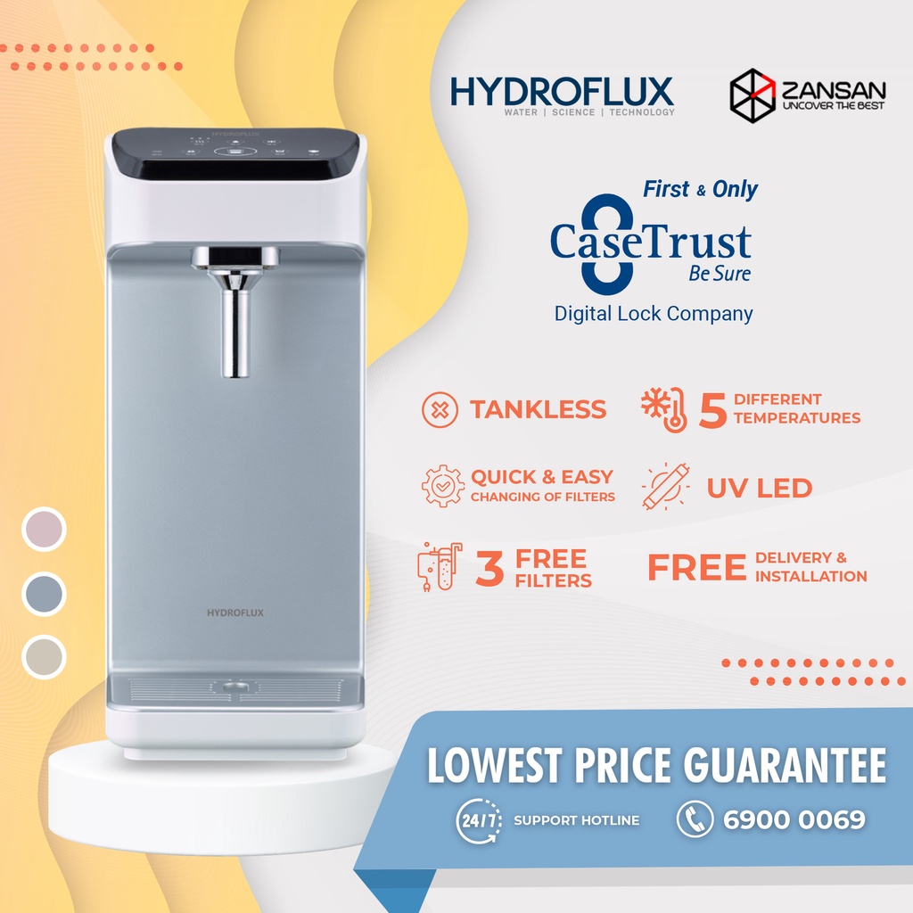 Water Dispenser & Purifier - Tankless, Hot & Cold Dispenser - Hydroflux  Singapore