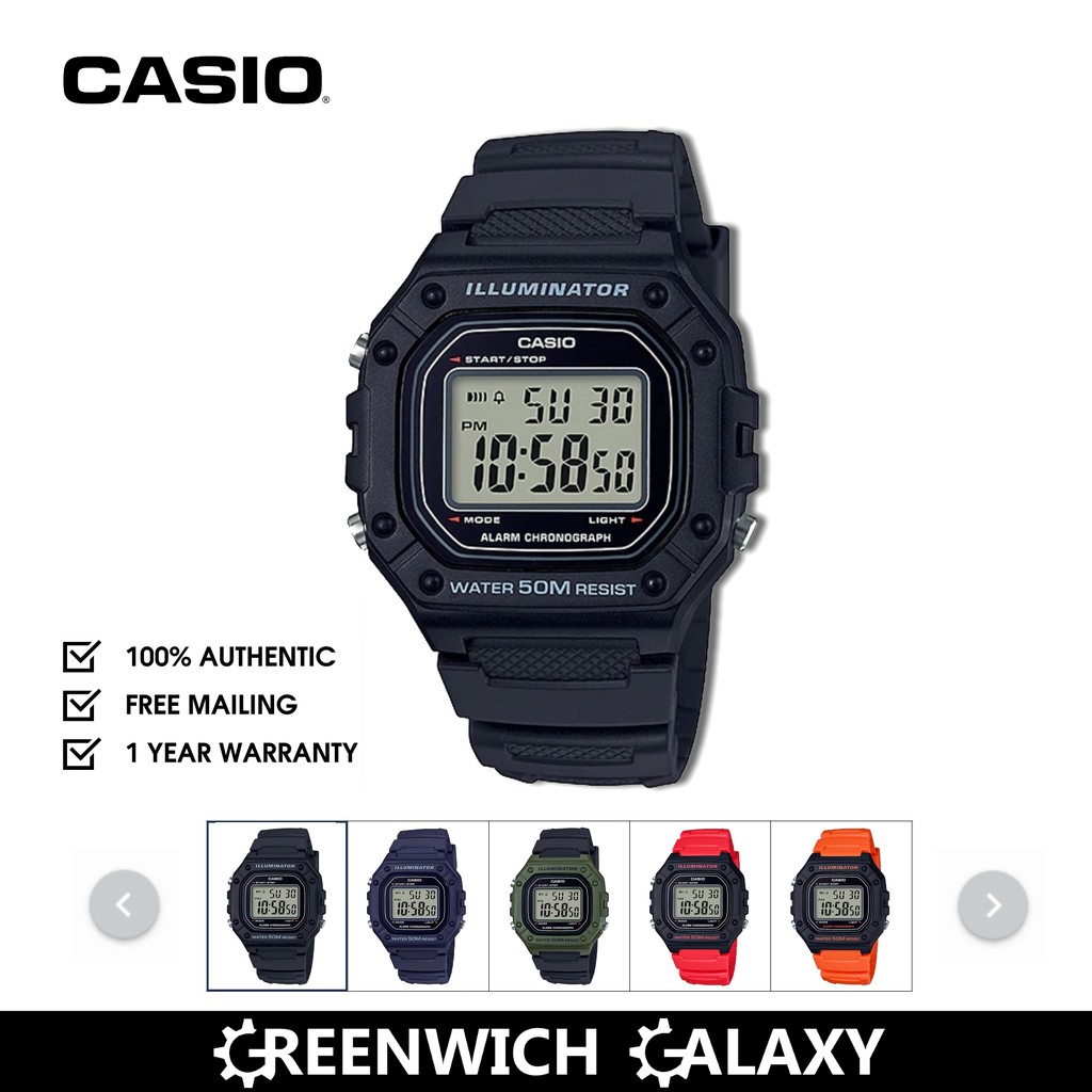 Casio 218h clearance