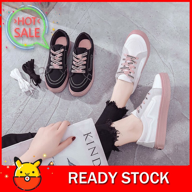 White sneakers korean on sale fashion