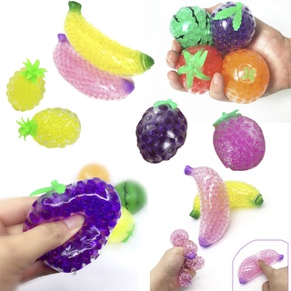 1pc Tpr Creative Fruit-shaped Bead Stress Relief Ball(random Style