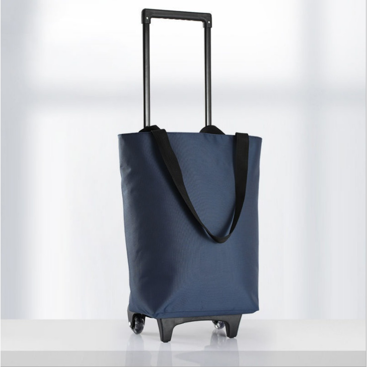 "SG seller" Trolley Folding Shopping Bag Collapsible 2 In 1 Foldable