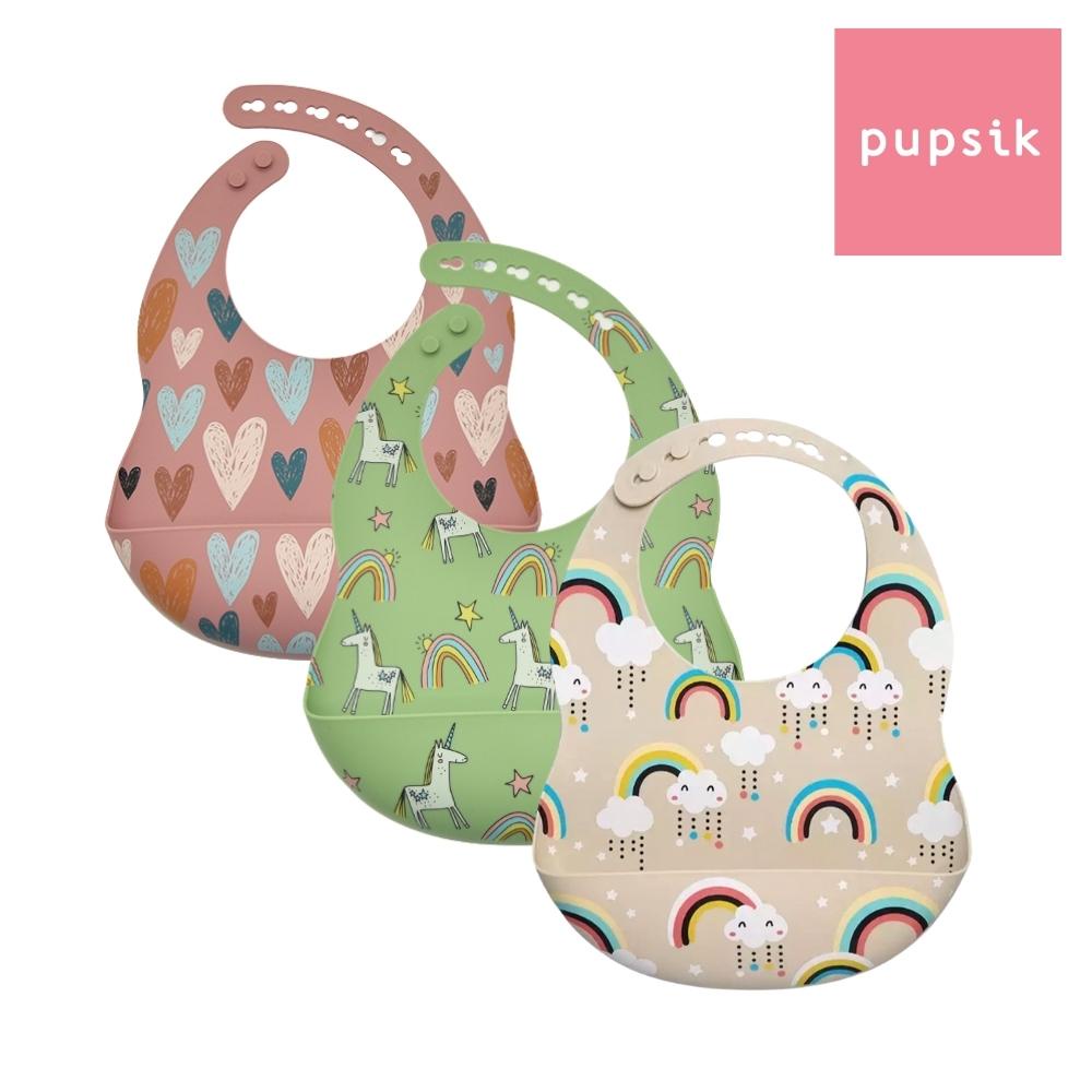 Biomom Silicone Round Baby Bib (12 Designs) | Shopee Singapore