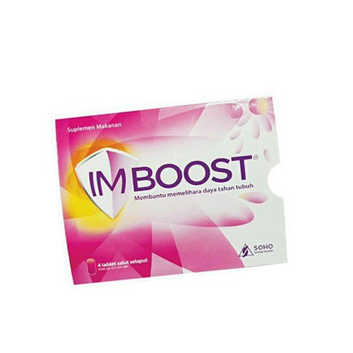 (1 strip)Imboost Tablet Daya Tahan Tubuh 1 Strip isi 4 Tablet - Gambar 2