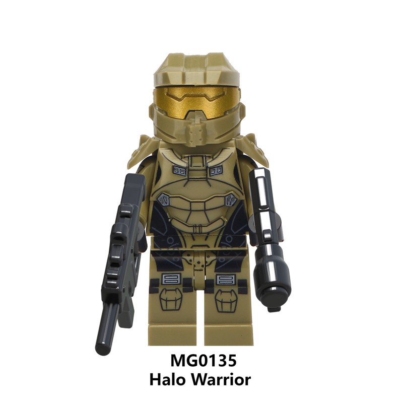 8pcs halo warrior minifigures compatible lego halo warrior sale