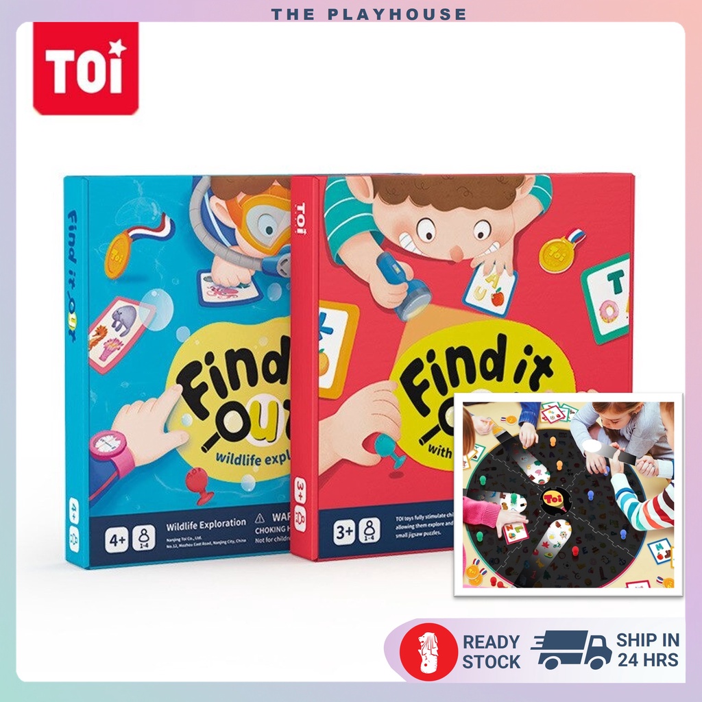 TOI] FIND IT OUT Fun Board Game Toys for Kids | Shopee Singapore