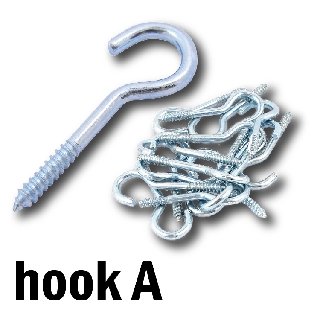 Small Metal Ring Hanging Hooks Frame Eye Cup Self Tapping Screws  DIY/Cangkuk Gantung Besi