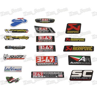 KIT Stickers Akrapovic Motorcycles Universal Stickers Decal Decal