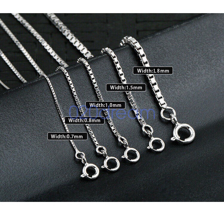 Real hot sale silver chain