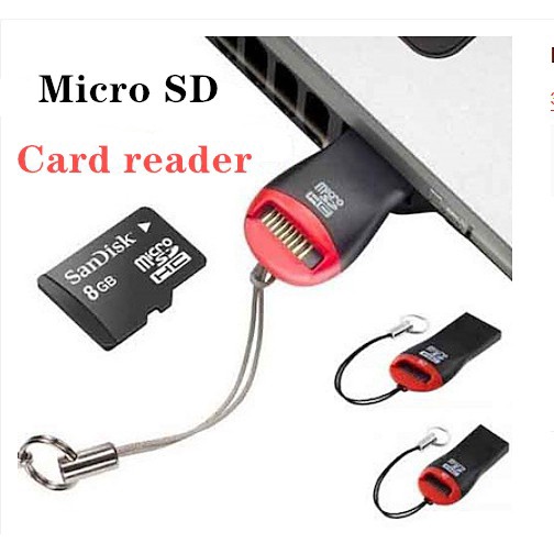 Mini USB 2.0 High Speed SD Card TF Card Reader Memory Card Shopee