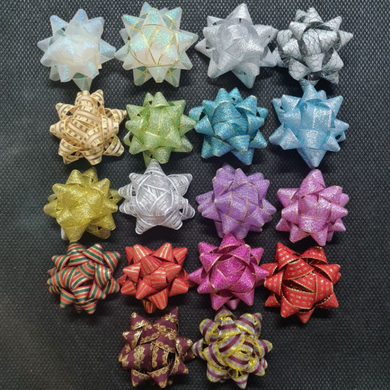 [RBN 11] Big Gift Ribbon | Bow Ribbon | Star Ribbon | Star Bow Ribbon ...