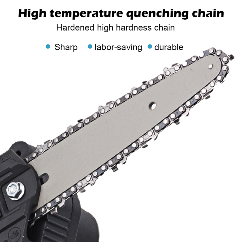 6 Inches 88v Mini Electric Chain Saw With 2pcs Battery Woodworking 110v220v Cordless Pruning 2951