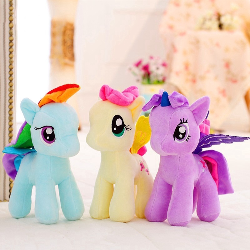 25cm My Little Pony Rainbow Plush Soft Kids Girl Toy Unicorn Doll