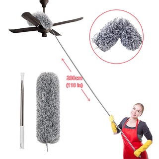 Ceiling Fan Duster - Long Ceiling Fan Cleaner | Removable & Washable,  Extendable up to 55 with Detachable Microfiber Head |Feather Dusters for